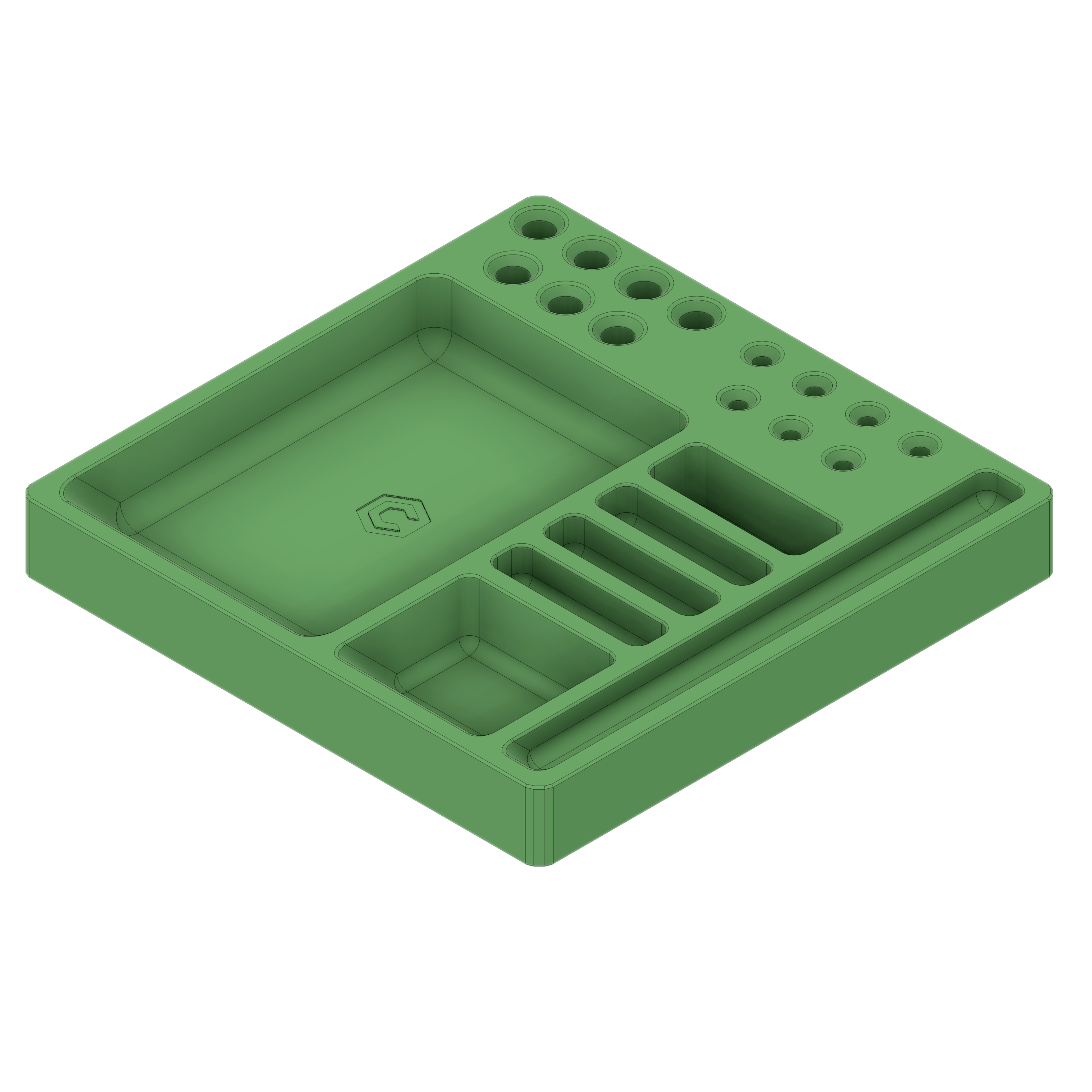 Render of Active Project Tray