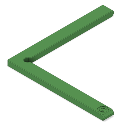 Render of Corner Square Spacer