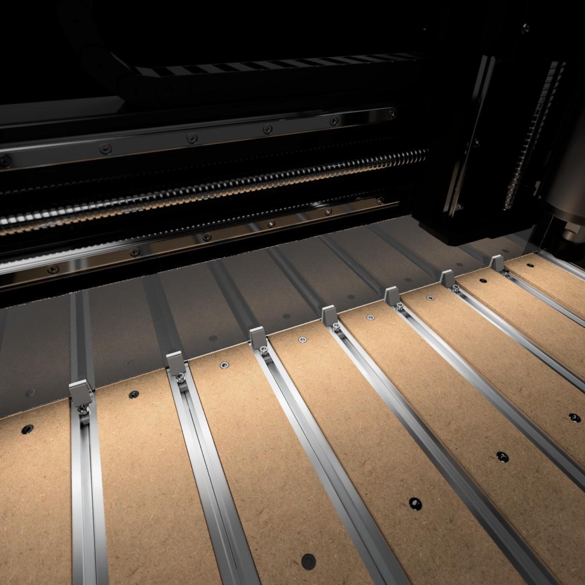 Render of Hybrid Table Chip Shield Bracket