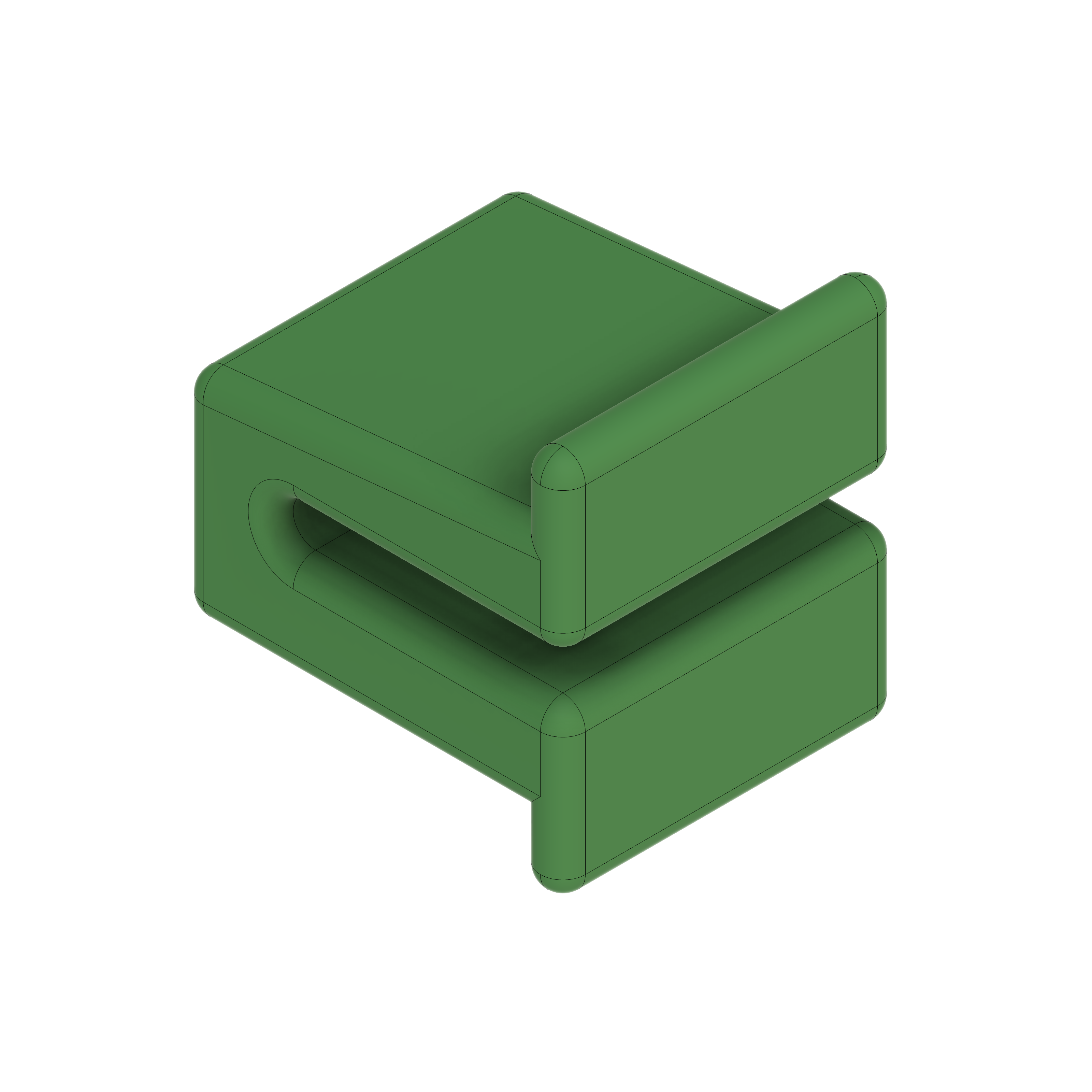 Render of T-Track Stop