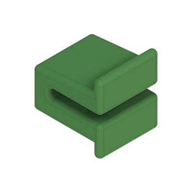 Render of T-Track Stop