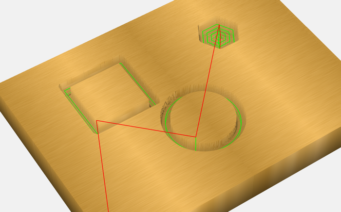 Toolpath simulation