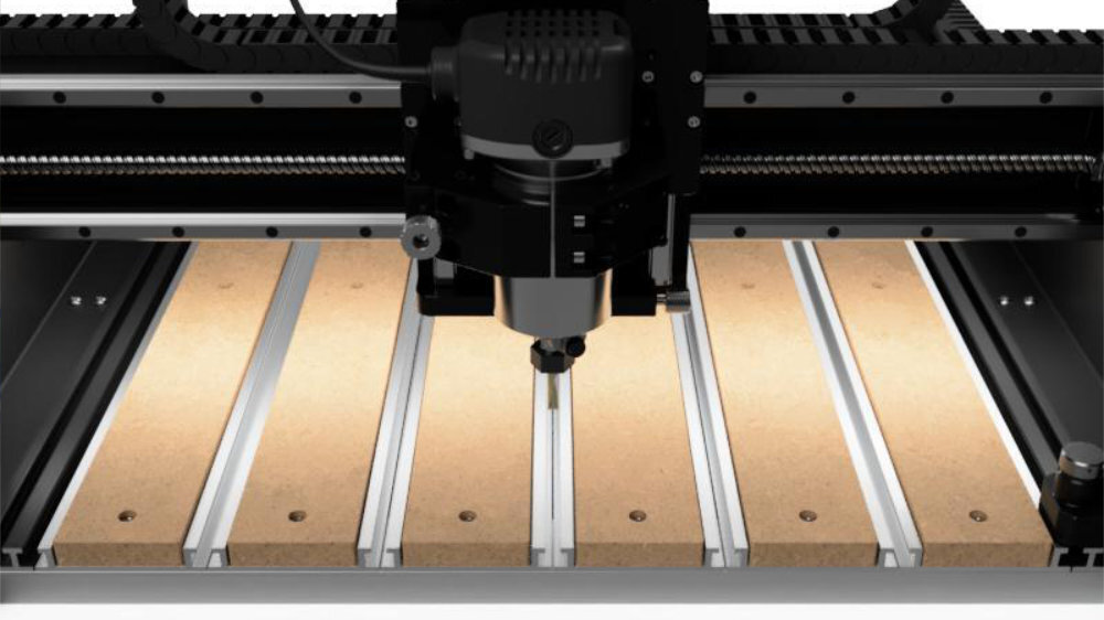 Lighted Shapeoko 5 Pro gantry