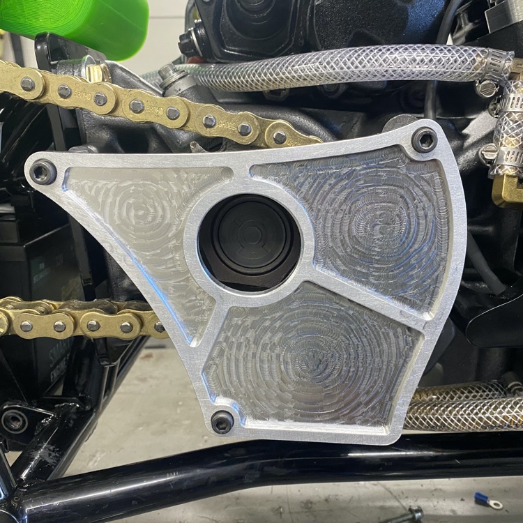 Aluminum chain cover
